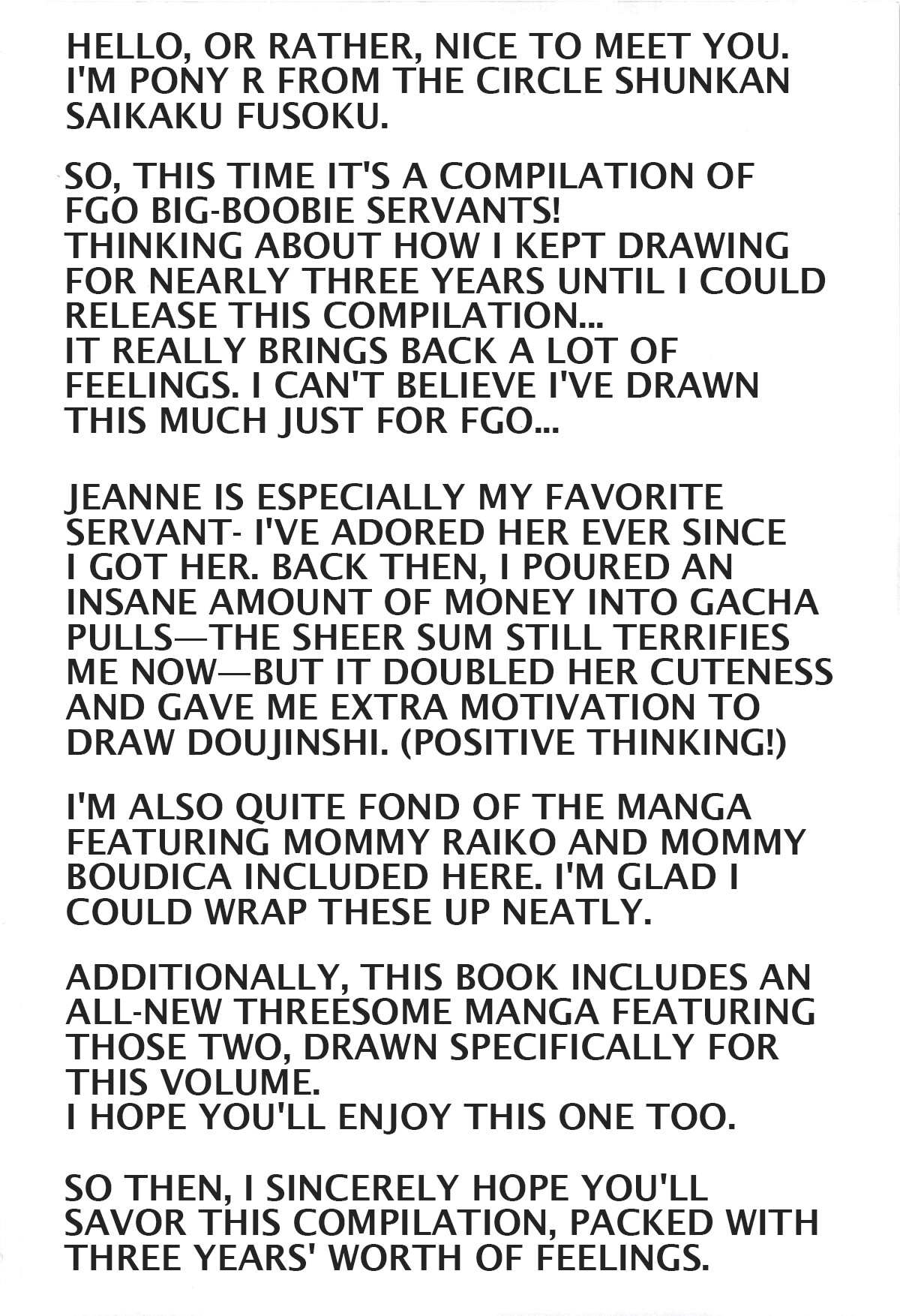 Hentai Manga Comic-Big-Boobie Servant Anthology~A Life of Pleasure with My Big-Boobie Servants~ Raiko and Boudica Edition-Read-2